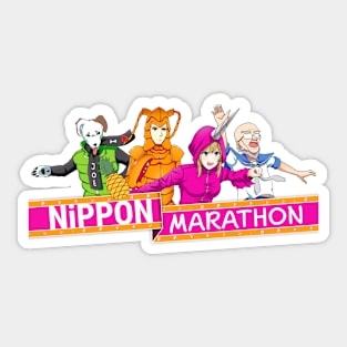 Nippon Marathon: All Four Contestants Sticker